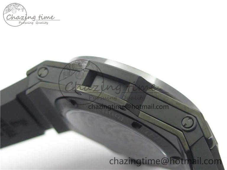 FashionForward Big Bang Tourbillon King 45mm PVD MJF Best Edition Skeleton Dial on Black Rubber Strap 6830