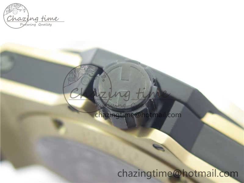 Big Bang Tourbillon King 45mm YG MJF Best Edition Skeleton Dial on Black Rubber Strap EyeCatching 6832