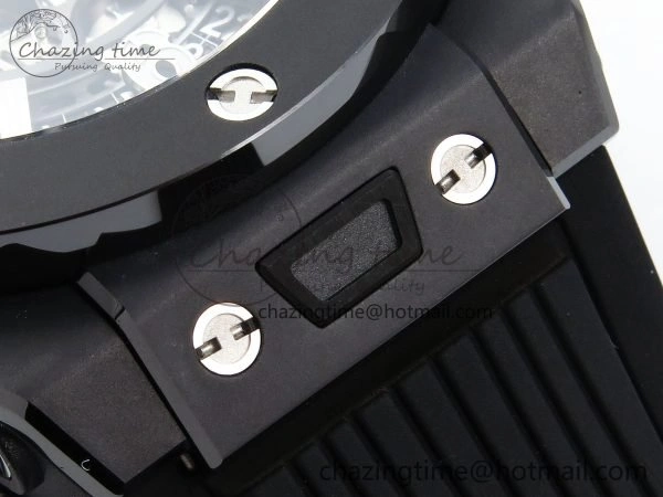 StreetReady Big Bang Unico 42mm Black Ceramic BBF 1:1 Best Edition Skeleton Dial on Black Rubber Strap A1280 V 6724