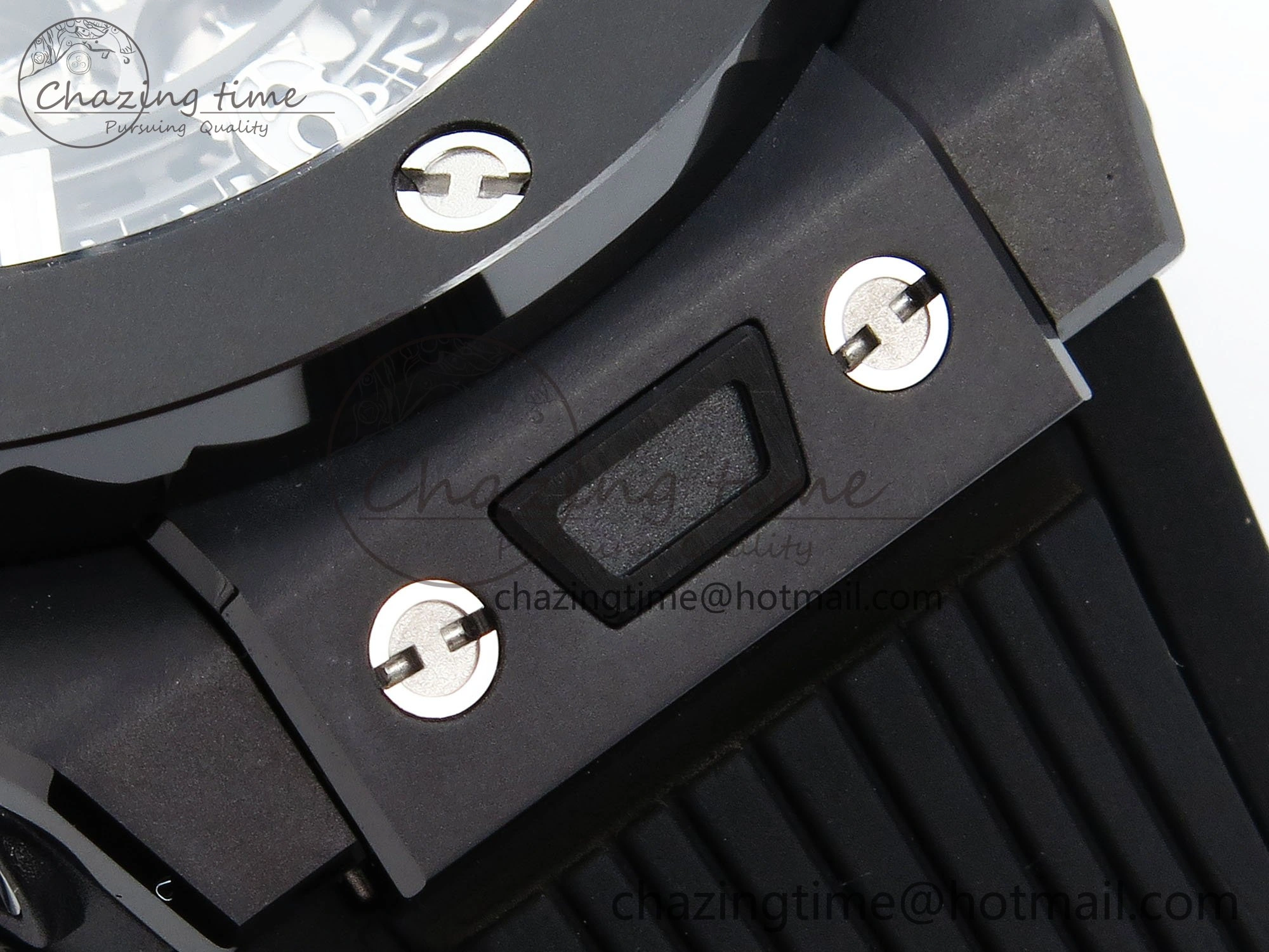 StreetReady Big Bang Unico 42mm Black Ceramic BBF 1:1 Best Edition Skeleton Dial on Black Rubber Strap A1280 V 6724