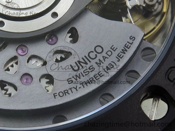 StreetReady Big Bang Unico 42mm Black Ceramic BBF 1:1 Best Edition Skeleton Dial on Black Rubber Strap A1280 V 6724