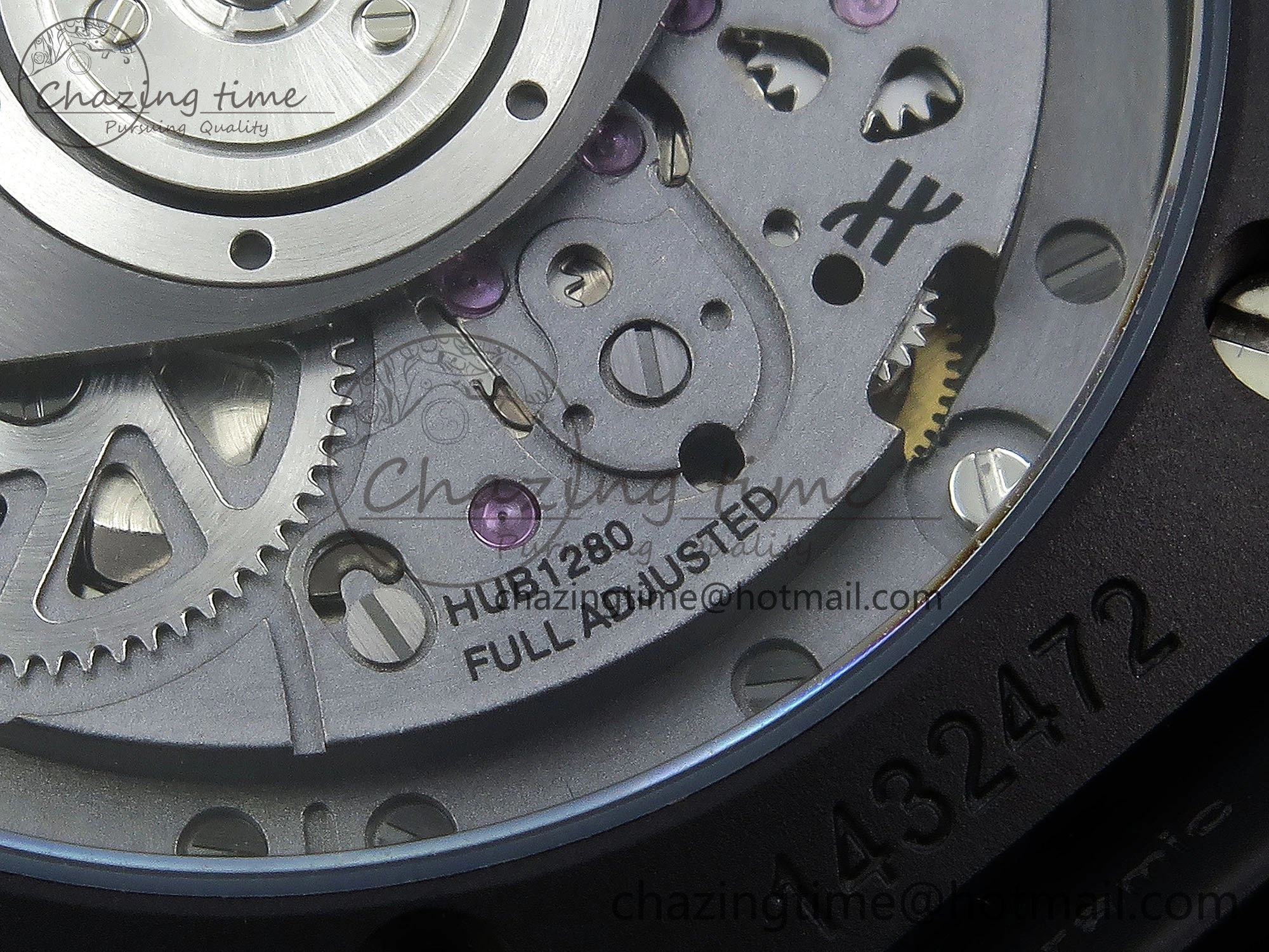 StreetReady Big Bang Unico 42mm Black Ceramic BBF 1:1 Best Edition Skeleton Dial on Black Rubber Strap A1280 V 6724