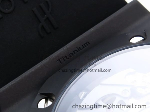 StreetReady Big Bang Unico 42mm Black Ceramic BBF 1:1 Best Edition Skeleton Dial on Black Rubber Strap A1280 V 6724