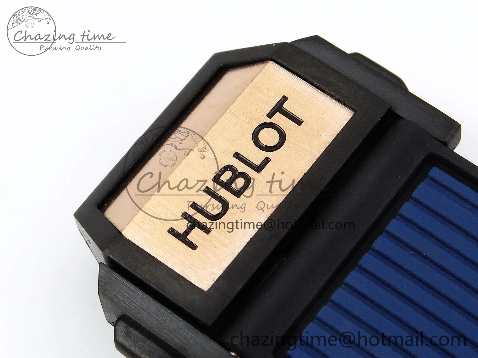 Big Bang Unico 42mm RG BBF 1:1 Best Edition Skeleton Dial Blue Ceramic Bezel on Blue Rubber Strap A1280 V Compact 6731