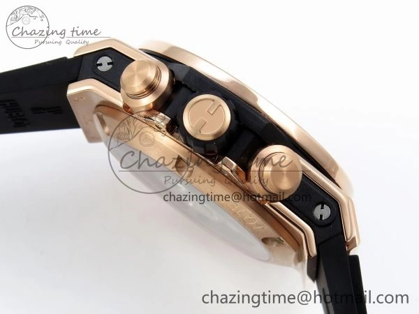 Big Bang Unico 42mm RG BBF 1:1 Best Edition Skeleton Dial on Black Rubber Strap A1280 V ModernLook 6730