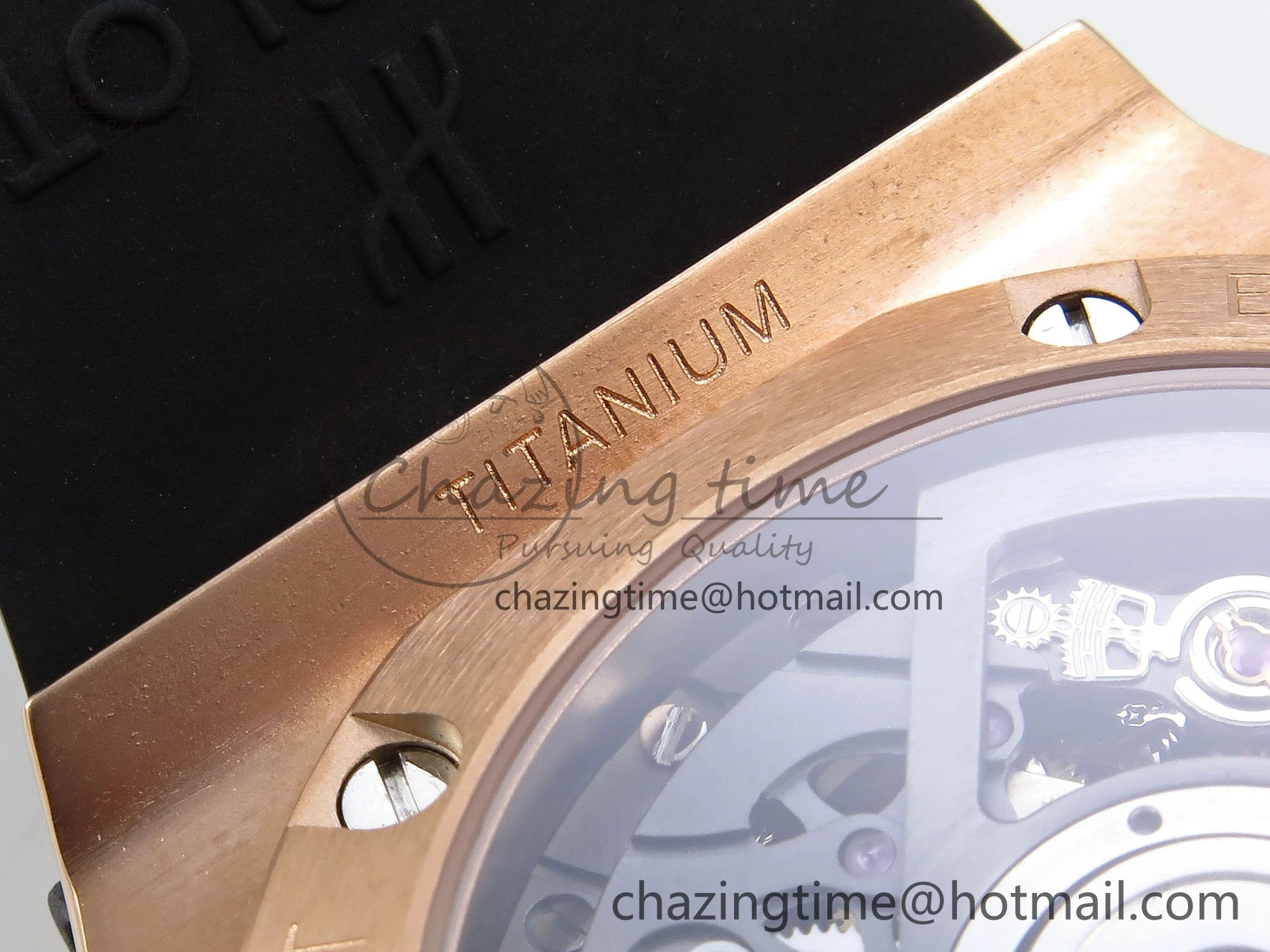 Big Bang Unico 42mm RG BBF 1:1 Best Edition Skeleton Dial on Black Rubber Strap A1280 V ModernLook 6730