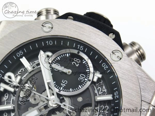 Big Bang Unico 42mm SS BBF 1:1 Best Edition Skeleton Dial on Black Rubber Strap A1280 V Upgraded 6719