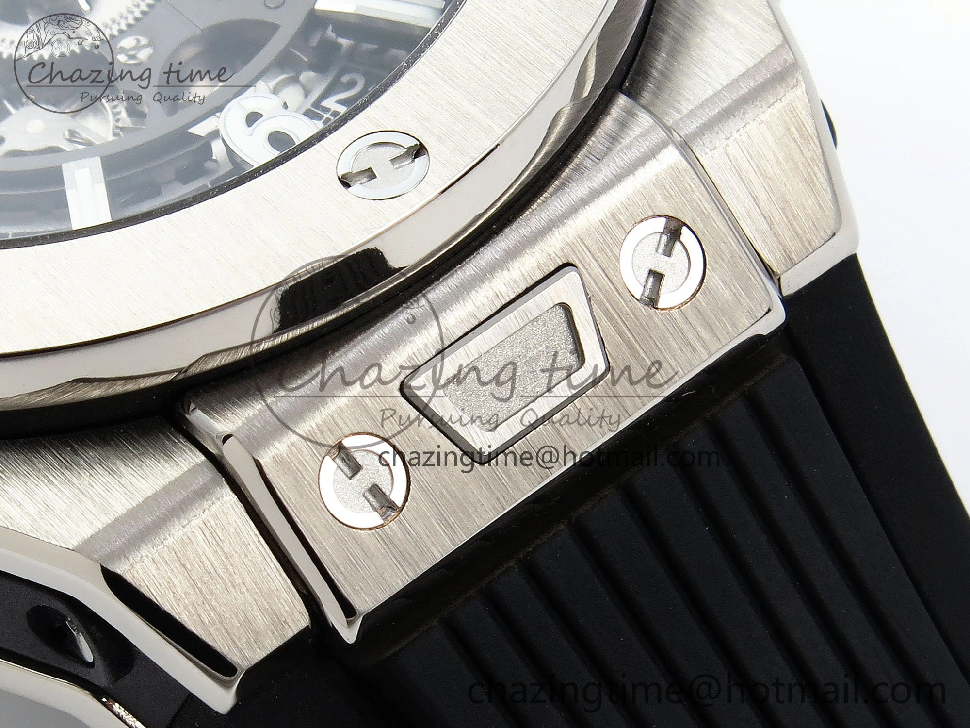 Big Bang Unico 42mm SS BBF 1:1 Best Edition Skeleton Dial on Black Rubber Strap A1280 V Upgraded 6719