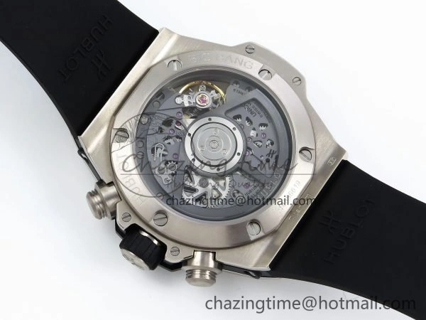 Big Bang Unico 42mm SS BBF 1:1 Best Edition Skeleton Dial on Black Rubber Strap A1280 V Upgraded 6719