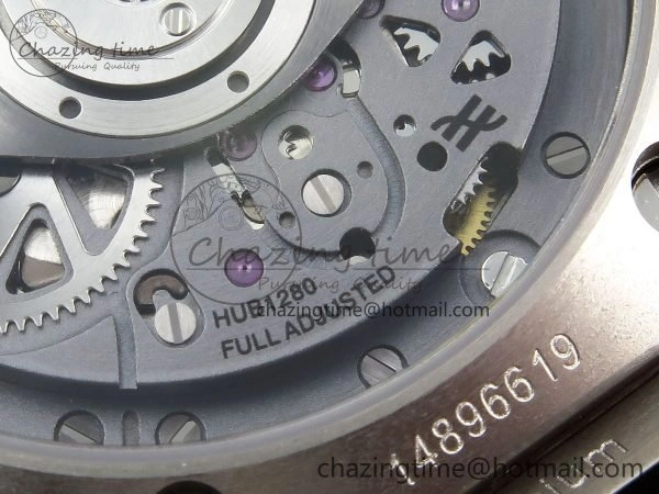 Big Bang Unico 42mm SS BBF 1:1 Best Edition Skeleton Dial on Black Rubber Strap A1280 V Upgraded 6719