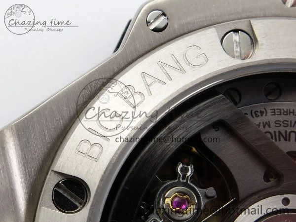 Big Bang Unico 42mm SS BBF 1:1 Best Edition Skeleton Dial on Black Rubber Strap A1280 V Upgraded 6719