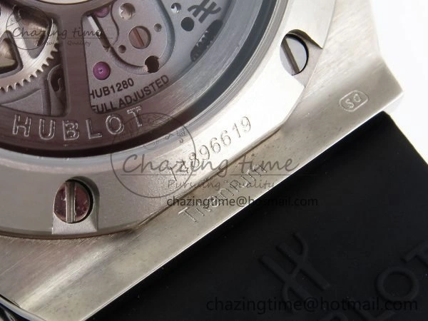Big Bang Unico 42mm SS BBF 1:1 Best Edition Skeleton Dial on Black Rubber Strap A1280 V Upgraded 6719