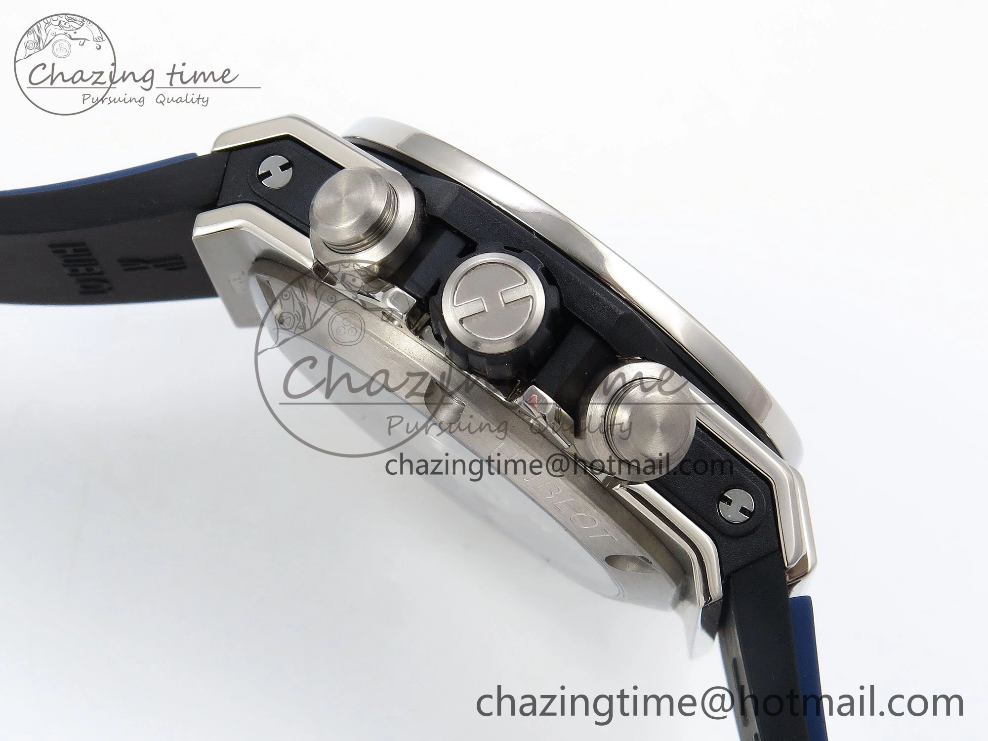 Modern Big Bang Unico 42mm SS BBF 1:1 Best Edition Skeleton Dial on Blue Rubber Strap A1280 V 6726