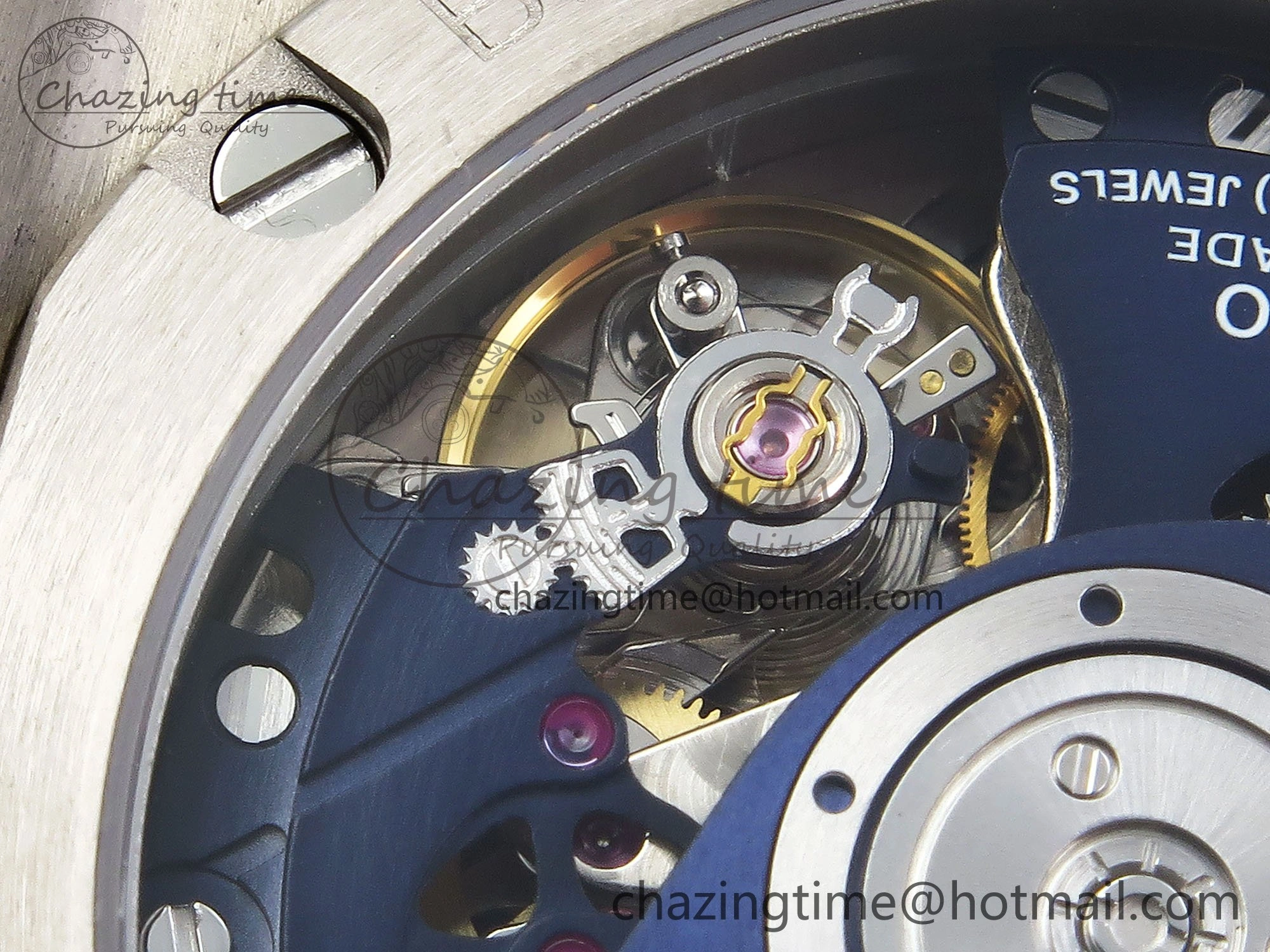 Modern Big Bang Unico 42mm SS BBF 1:1 Best Edition Skeleton Dial on Blue Rubber Strap A1280 V 6726