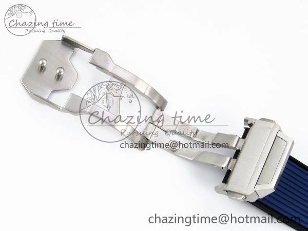 Modern Big Bang Unico 42mm SS BBF 1:1 Best Edition Skeleton Dial on Blue Rubber Strap A1280 V 6726