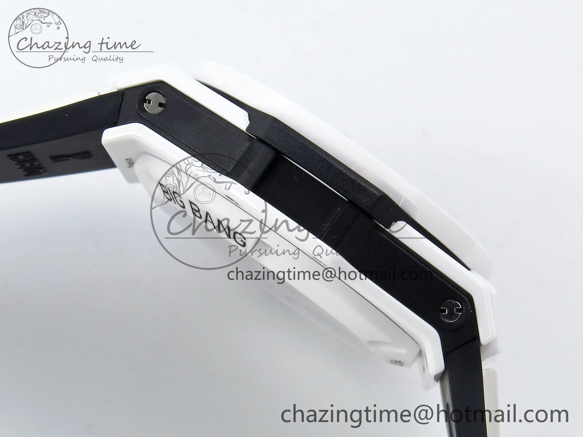 Lightweight Big Bang Unico 42mm White Ceramic BBF 1:1 Best Edition Skeleton Dial on White Rubber Strap A1280 V 6723