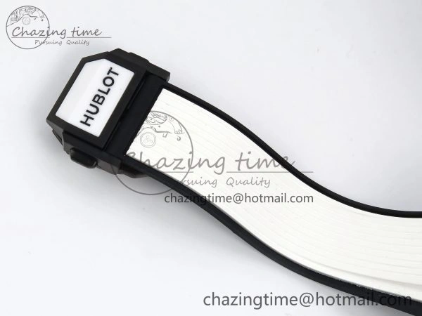 Lightweight Big Bang Unico 42mm White Ceramic BBF 1:1 Best Edition Skeleton Dial on White Rubber Strap A1280 V 6723