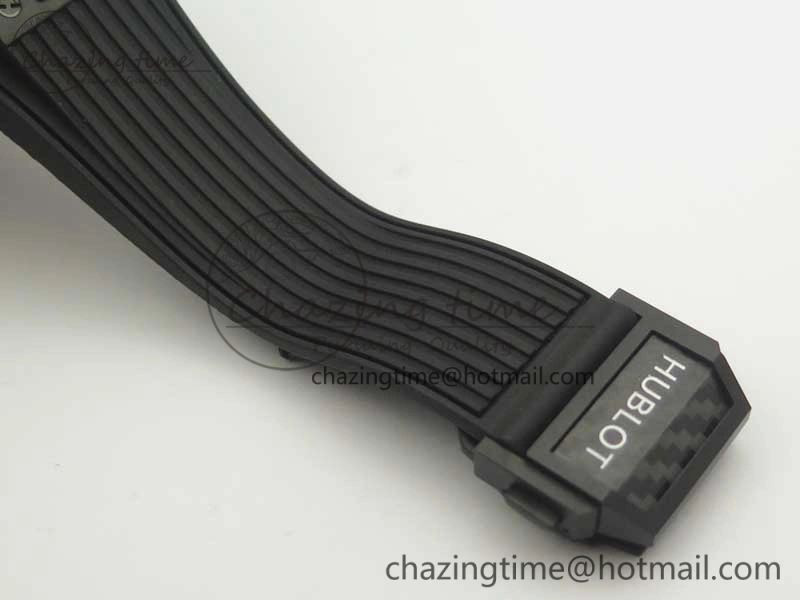 Big Bang Unico 45.5mm Carbon 3AF Best Edition Black Skeleton Dial On Rubber Strap A Bold 6881