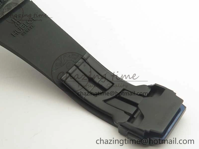 Big Bang Unico 45.5mm Carbon 3AF Best Edition Black Skeleton Dial On Rubber Strap A Bold 6881