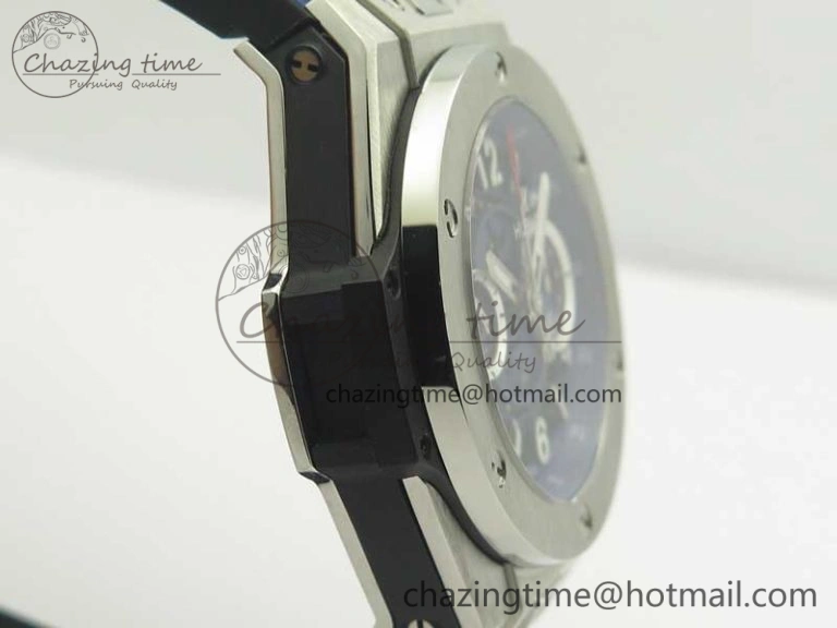 Big Bang Unico 45.5mm SS 3AF Best Edition Blue Skeleton Dial On Gummy Strap A Flexible 6884