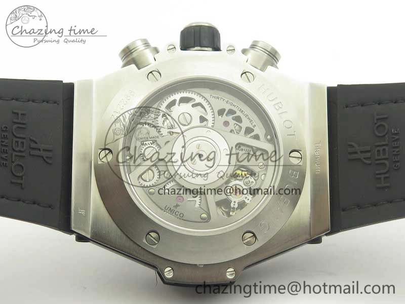 Big Bang Unico 45.5mm SS 3AF Best Edition Skeleton Dial On Gummy Strap A MultiPurpose 6888