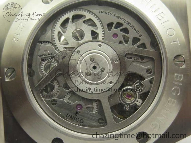 Big Bang Unico 45.5mm SS 3AF Best Edition Skeleton Dial On Gummy Strap A MultiPurpose 6888