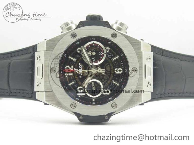 Big Bang Unico 45.5mm SS 3AF Best Edition Skeleton Dial On Gummy Strap A MultiPurpose 6888