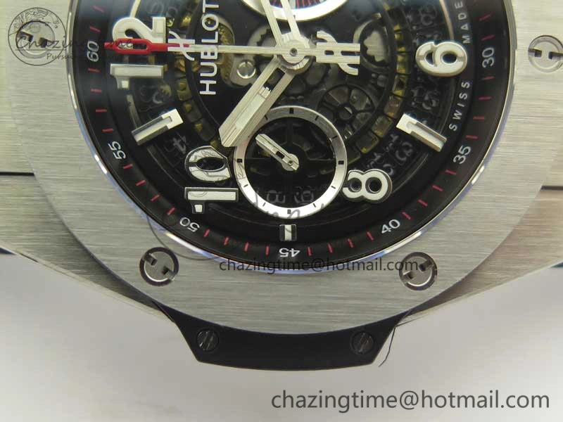 Big Bang Unico 45.5mm SS 3AF Best Edition Skeleton Dial On Gummy Strap A MultiPurpose 6888