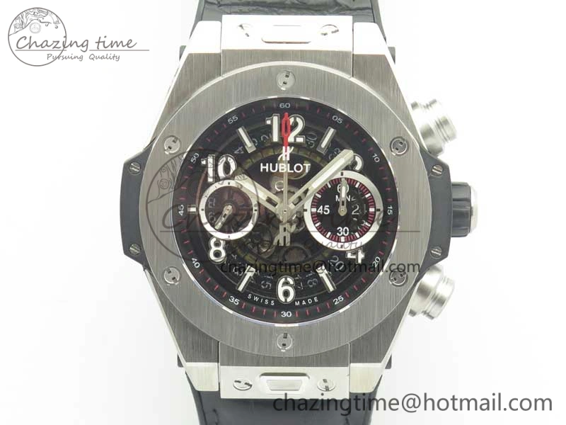 Big Bang Unico 45.5mm SS 3AF Best Edition Skeleton Dial On Gummy Strap A MultiPurpose 6888