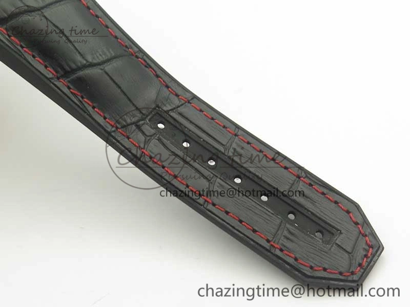 Big Bang Unico 45.5mm SS Ceramic 3AF Best Edition Gray Skeleton Dial On Gummy Strap A Elegant 6885