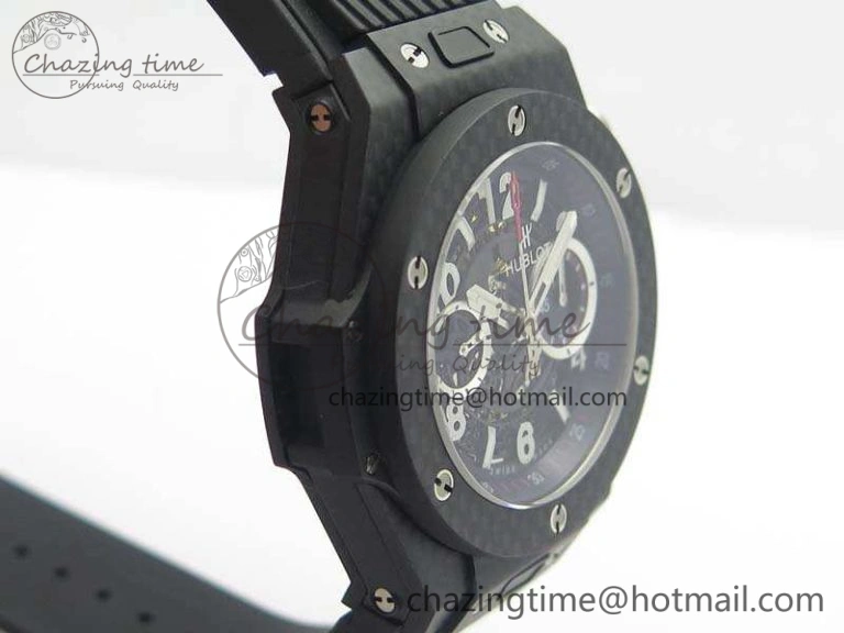 EyeCatching Big Bang Unico 45mm Carbon 3AF Best Edition Black Dial On Rubber Strap A 6922