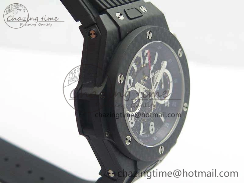 EyeCatching Big Bang Unico 45mm Carbon 3AF Best Edition Black Dial On Rubber Strap A 6922