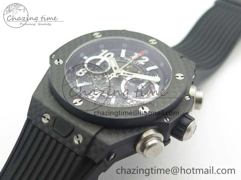 EyeCatching Big Bang Unico 45mm Carbon 3AF Best Edition Black Dial On Rubber Strap A 6922