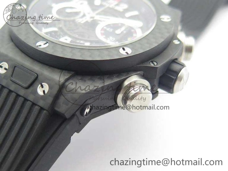EyeCatching Big Bang Unico 45mm Carbon 3AF Best Edition Black Dial On Rubber Strap A 6922