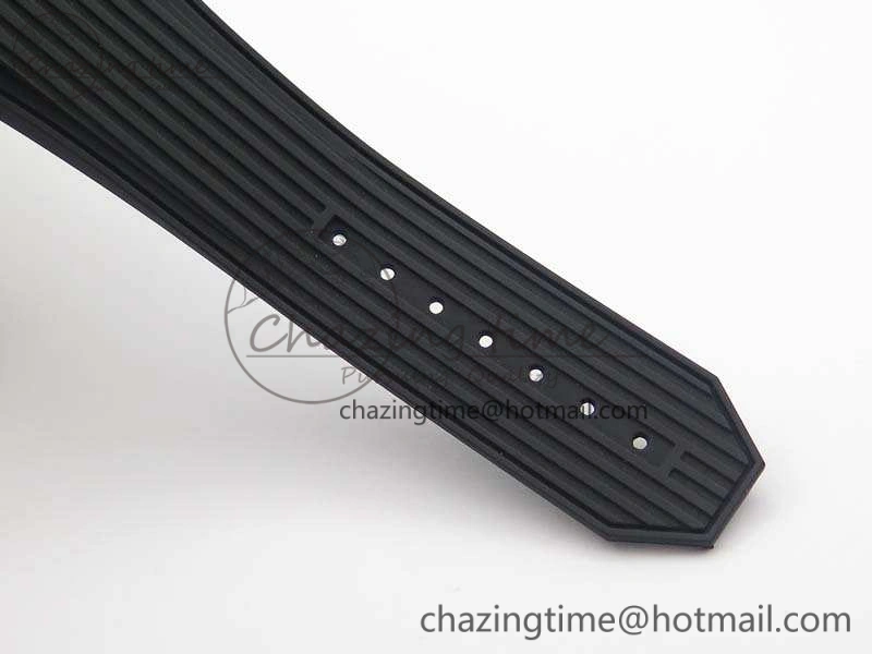 Big Bang Unico 45mm Carbon 3AF Best Edition Gray Dial Crystal Bezel On Rubber Strap A Stylish 6919