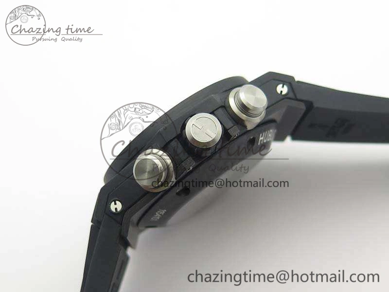 Big Bang Unico 45mm Carbon 3AF Best Edition Gray Dial Diamond Bezel On Rubber Strap A FastDry 6921