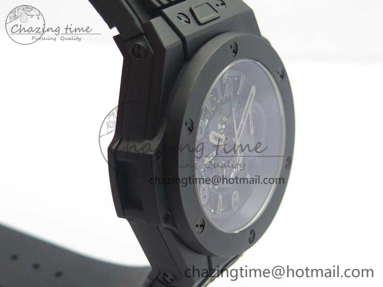 Big Bang Unico 45mm DLC 3AF Best Edition Black Black Dial On Rubber Strap A Sleek 6918