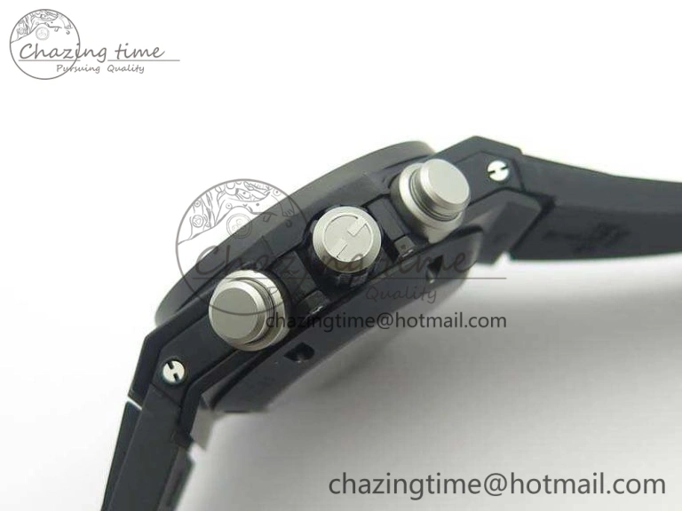 Big Bang Unico 45mm DLC 3AF Best Edition Gray Dial Ceramic Bezel On Rubber Strap Casual 6926