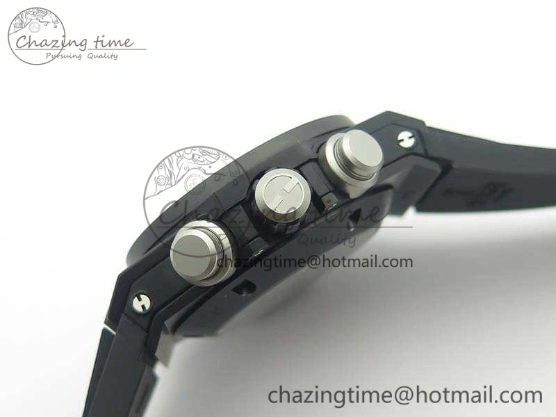 Big Bang Unico 45mm DLC 3AF Best Edition Gray Dial Ceramic Bezel On Rubber Strap Casual 6926