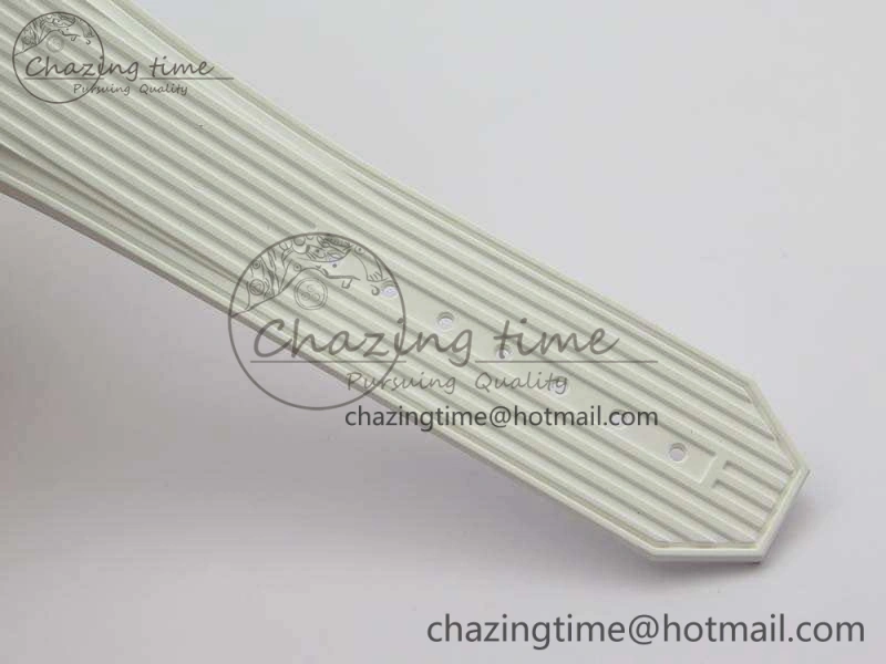 Breathable Big Bang Unico 45mm Diamond RG 3AF Best Edition White Dial On Rubber Strap A 6929