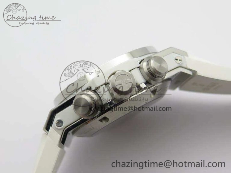 Big Bang Unico 45mm Diamond SS 3AF Best Edition White Dial On Rubber Strap A Snug 6932