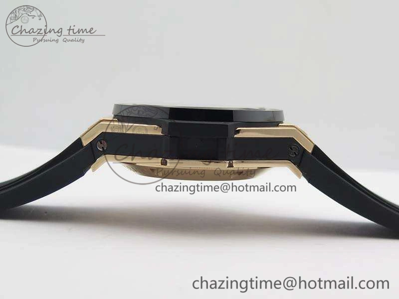 Big Bang Unico 45mm RG 3AF Best Edition Black Dial Ceramic Bezel On Rubber Strap A GoAnywhere 6928