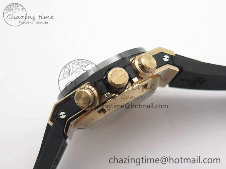 Big Bang Unico 45mm RG 3AF Best Edition Black Dial Ceramic Bezel On Rubber Strap A GoAnywhere 6928