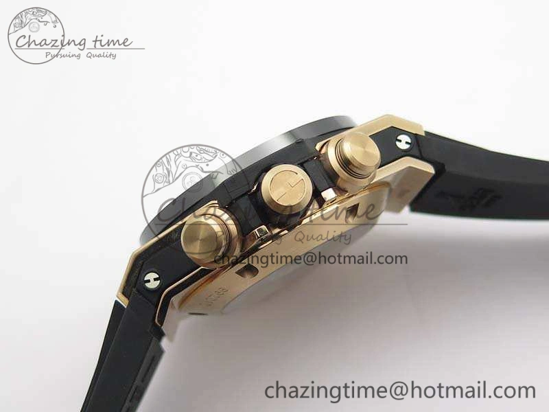 Big Bang Unico 45mm RG 3AF Best Edition Black Dial Ceramic Bezel On Rubber Strap A GoAnywhere 6928