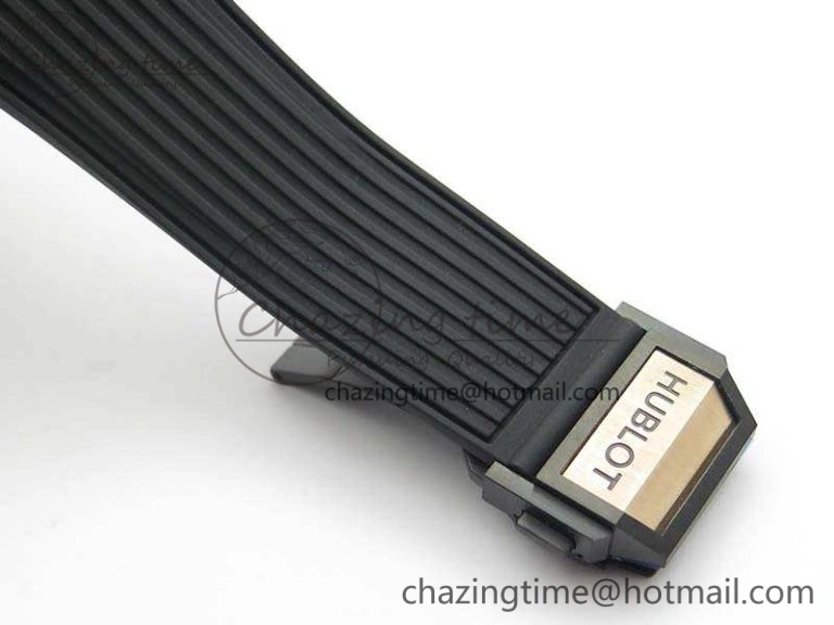 BestValue Big Bang Unico 45mm RG 3AF Best Edition Black Dial On Rubber Strap A 6931
