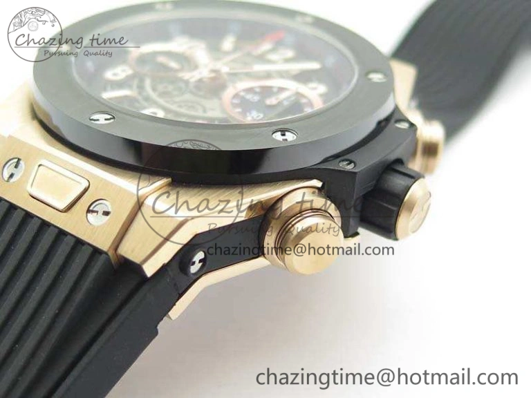 SunProtective Big Bang Unico 45mm RG 3AF Best Edition Gray Dial Ceramic Bezel On Rubber Strap A 6927