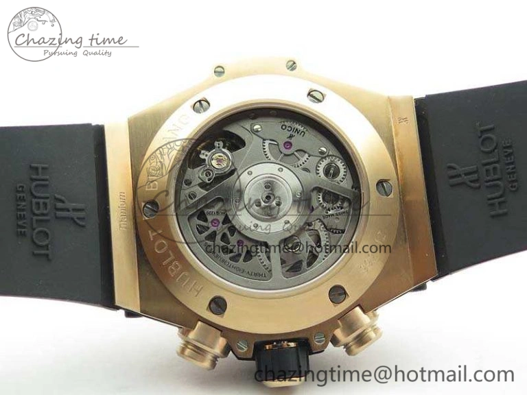 Durable Big Bang Unico 45mm RG 3AF Best Edition Gray Dial On Rubber Strap A 6933