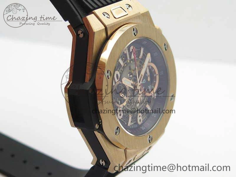 Durable Big Bang Unico 45mm RG 3AF Best Edition Gray Dial On Rubber Strap A 6933