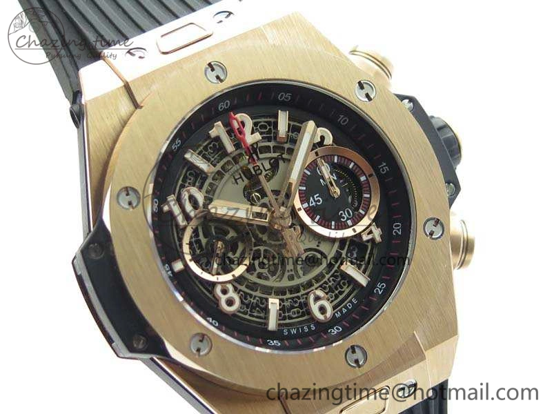 Durable Big Bang Unico 45mm RG 3AF Best Edition Gray Dial On Rubber Strap A 6933