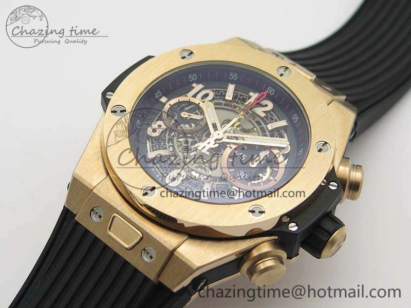 Durable Big Bang Unico 45mm RG 3AF Best Edition Gray Dial On Rubber Strap A 6933